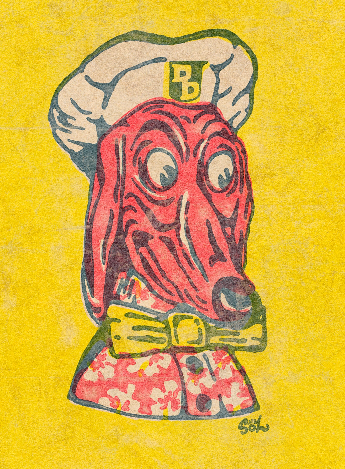 Doggie Diner Giclée Art Print