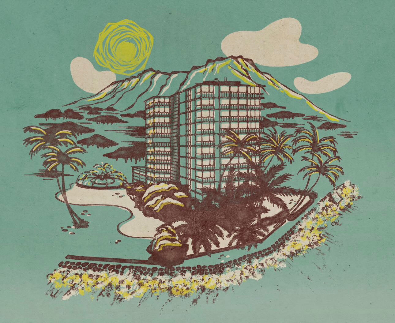 Tropic Seas Giclée Art Print