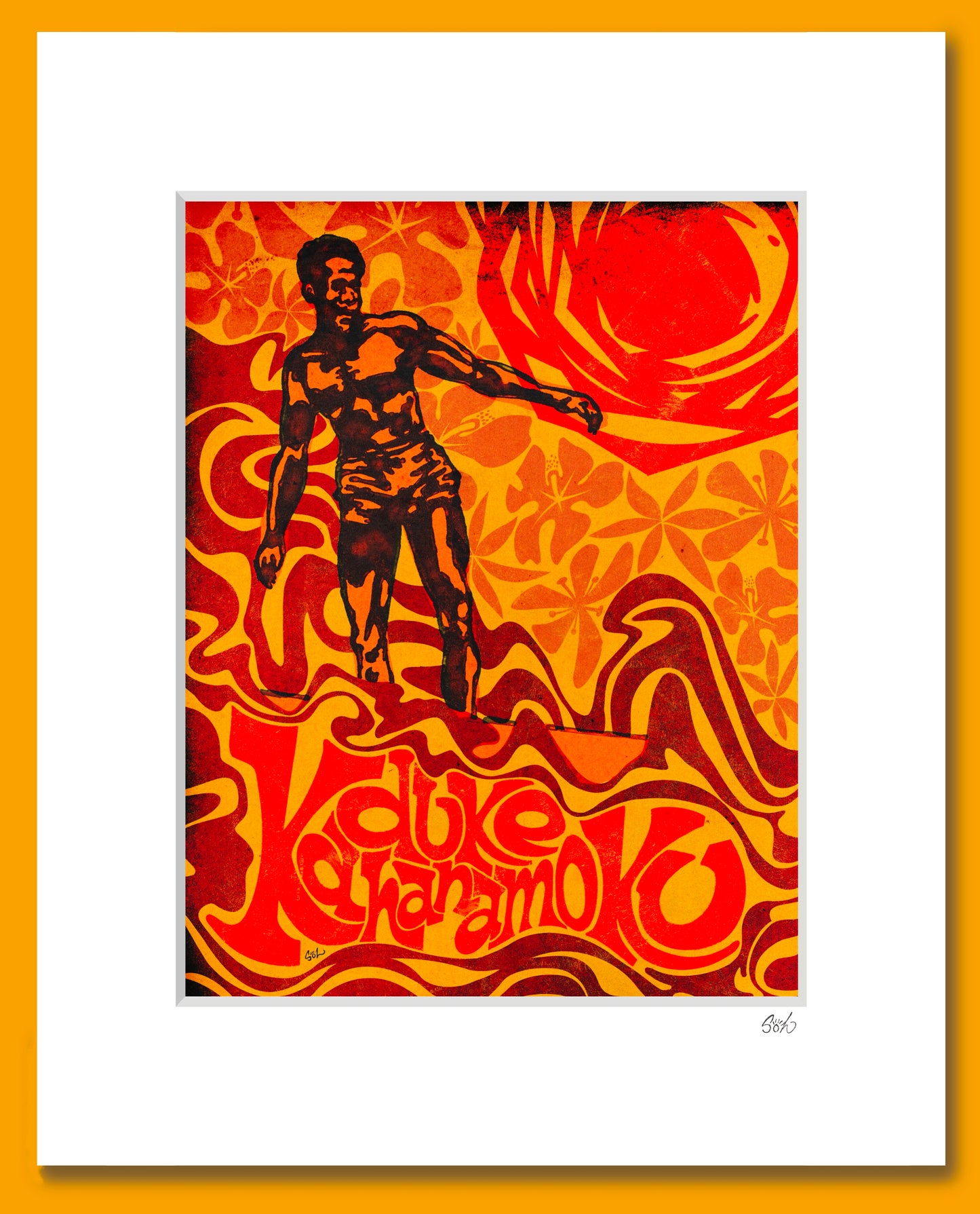 Duke Kahanamoku Giclée Art Print