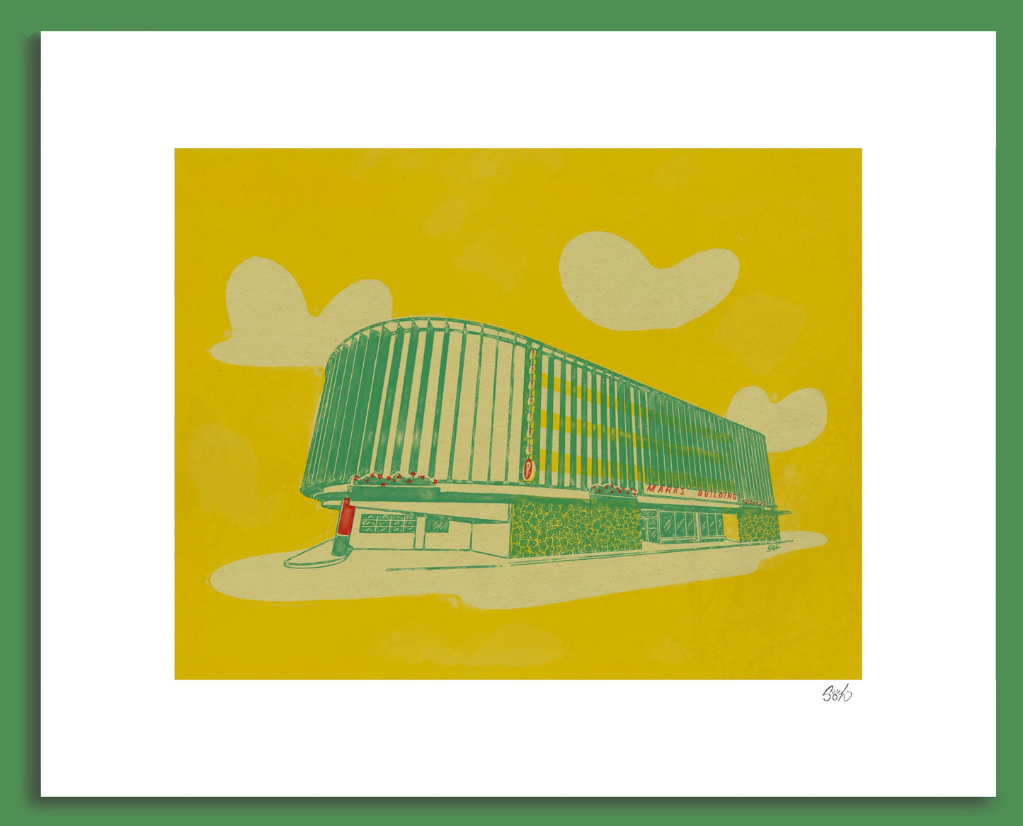 Marks Garage Giclée Art Print