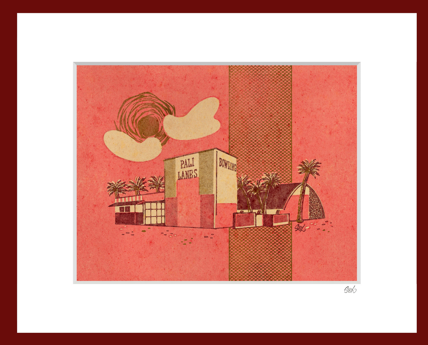 Pali Lanes Giclée Art Print