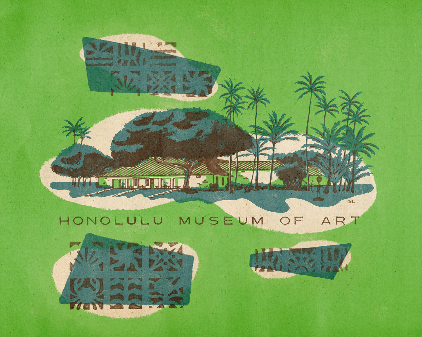 Honolulu Museum of Art Giclée Art Print
