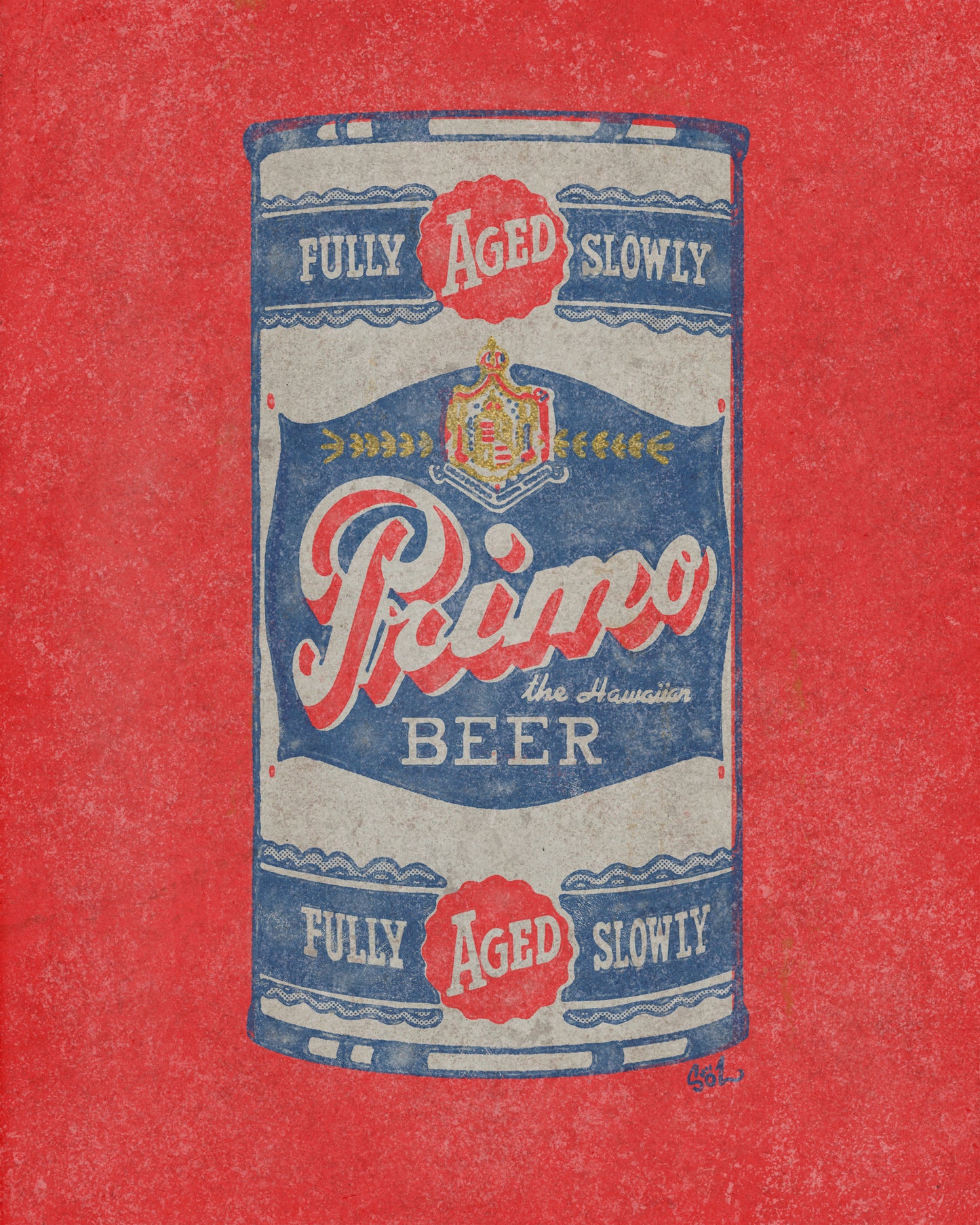 Primo Island Lager Giclée Art Print