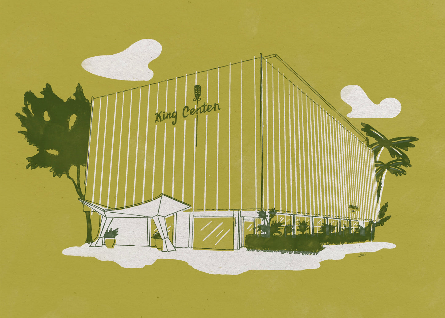 king center building mid century modern honolulu hawaii