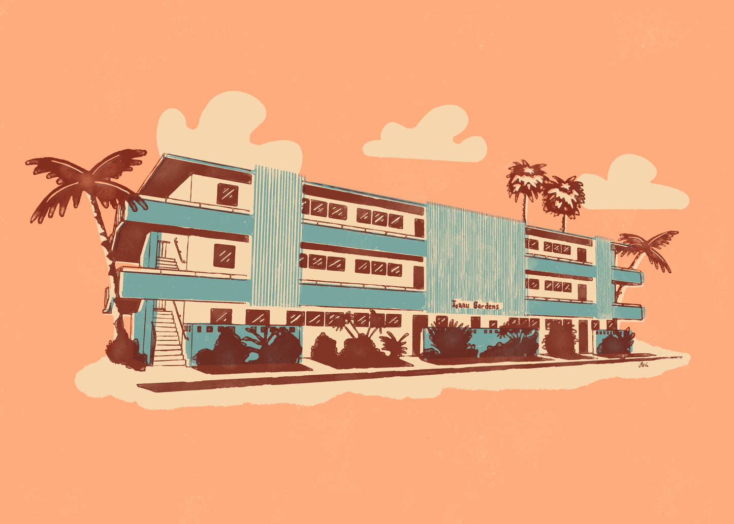 laau gardens mid century modern hawaii solario