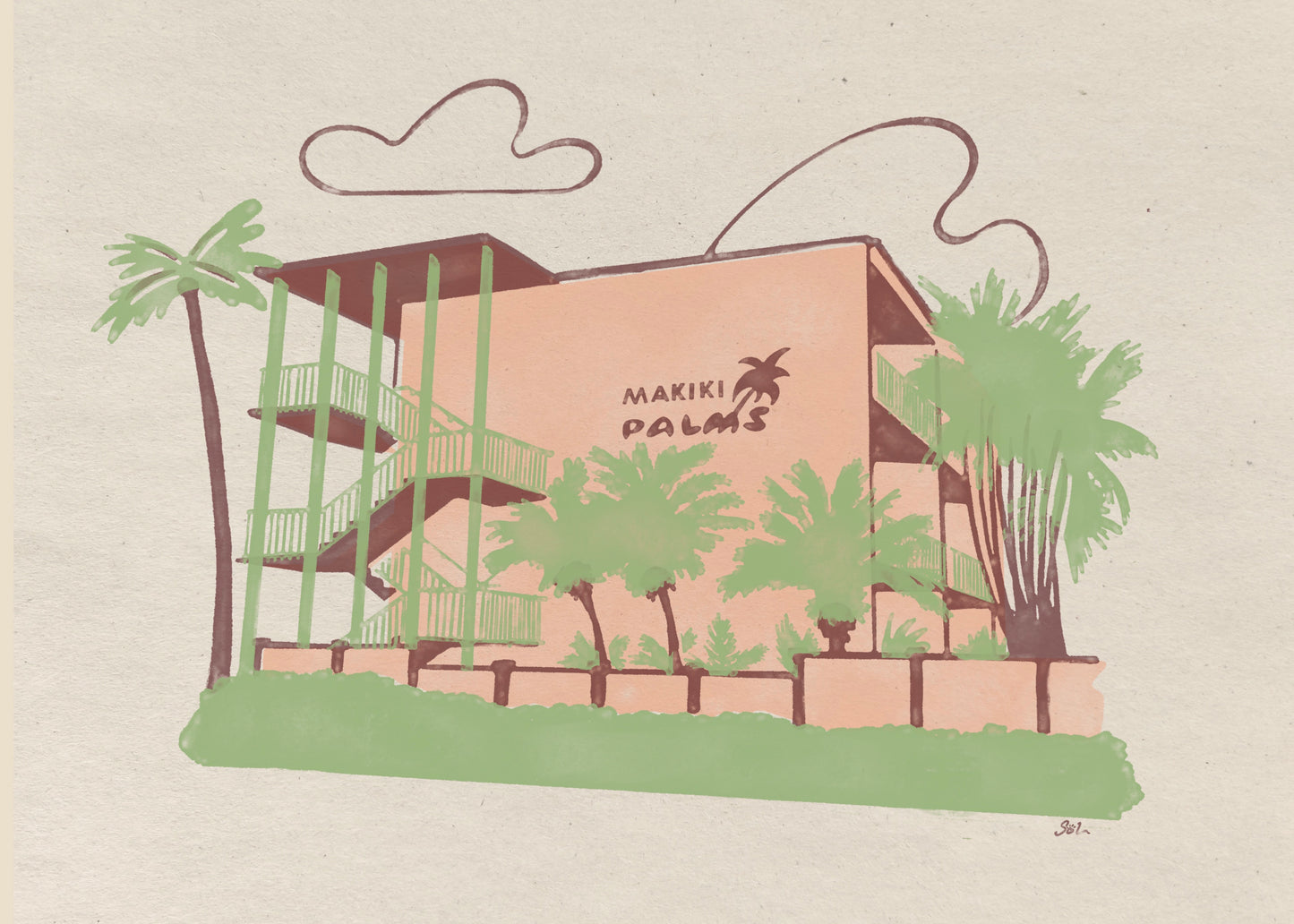 makiki palms mid century modern honolulu hawaii