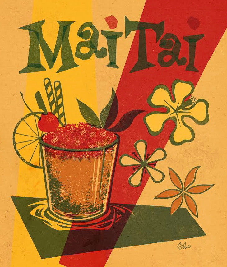 Mai Tai Giclée Art Print