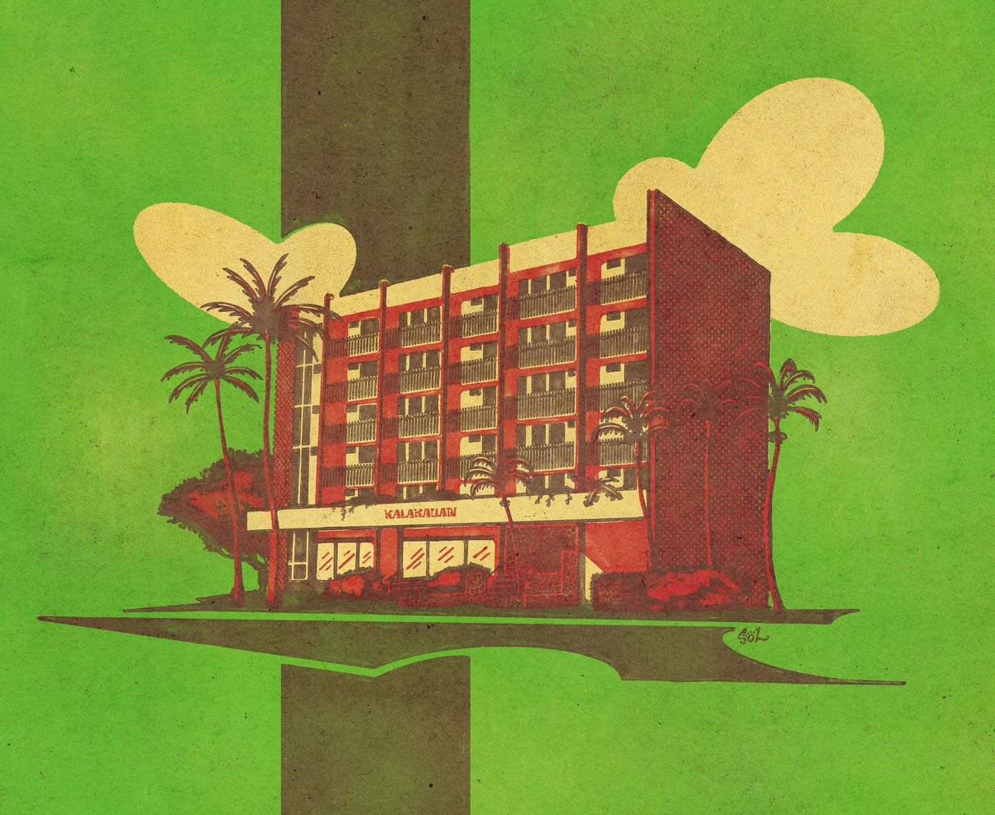 kalakauan hotel waikiki kalakaua hawaii mid century modern