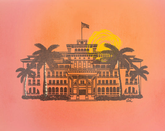 Moana Hotel Giclée Art Print