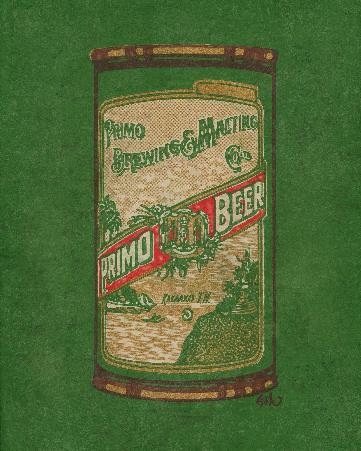 Primo Island Lager Giclée Art Print